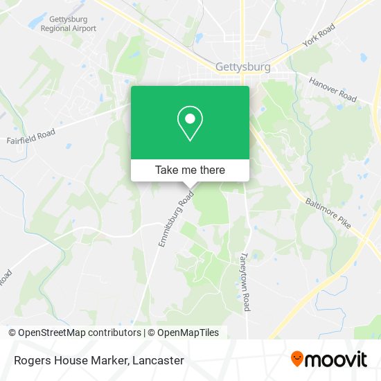 Rogers House Marker map