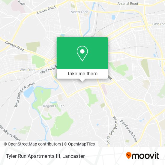 Tyler Run Apartments III map