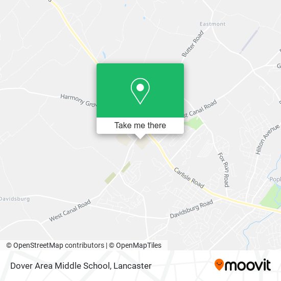 Mapa de Dover Area Middle School