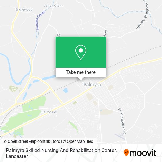 Palmyra Skilled Nursing And Rehabilitation Center map
