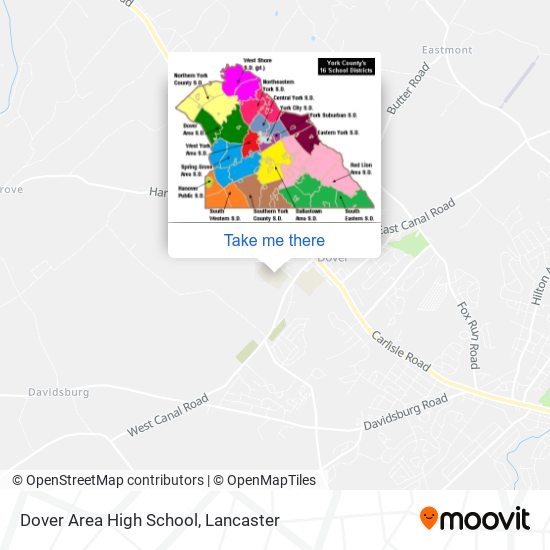 Mapa de Dover Area High School