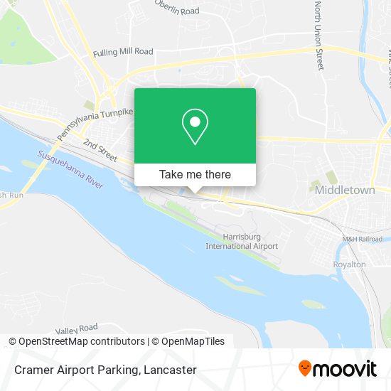 Cramer Airport Parking map