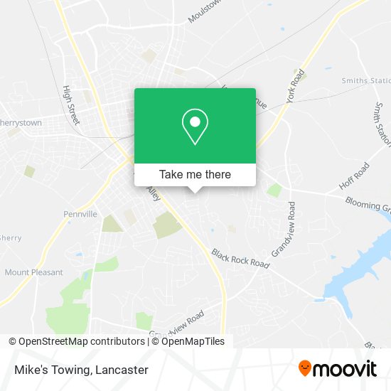 Mapa de Mike's Towing