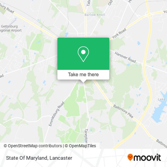 State Of Maryland map