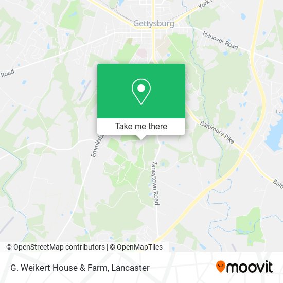 G. Weikert House & Farm map