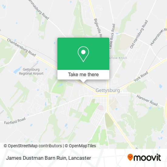 Mapa de James Dustman Barn Ruin