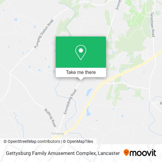 Gettysburg Family Amusement Complex map