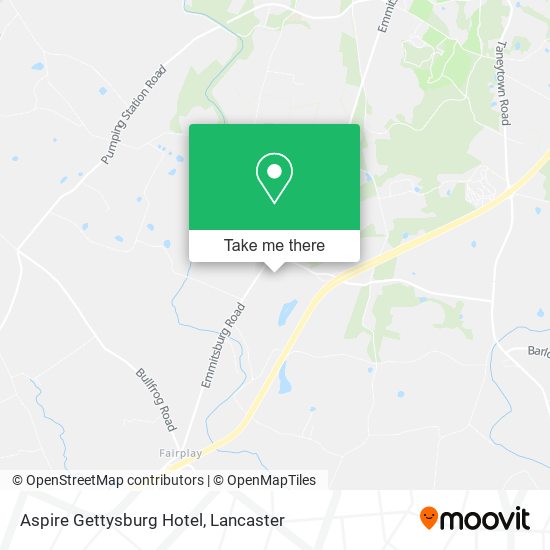 Aspire Gettysburg Hotel map
