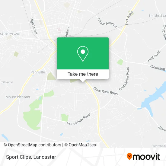 Sport Clips map