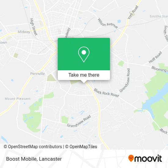 Boost Mobile map