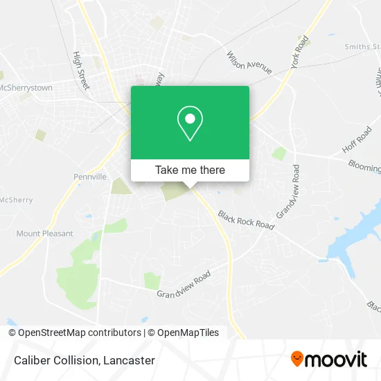 Caliber Collision map