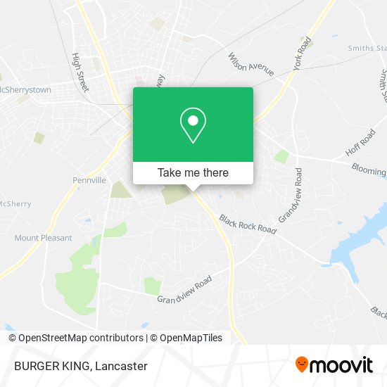 Mapa de BURGER KING