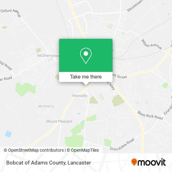 Bobcat of Adams County map