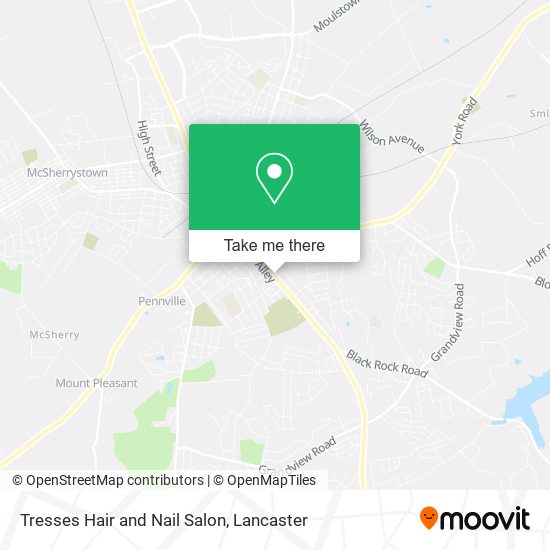 Tresses Hair and Nail Salon map