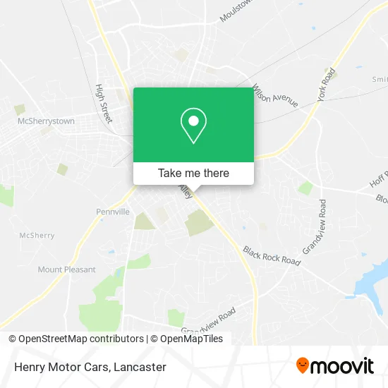 Henry Motor Cars map