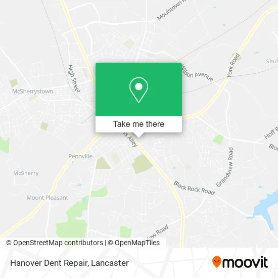 Hanover Dent Repair map