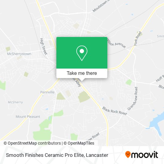 Mapa de Smooth Finishes Ceramic Pro Elite