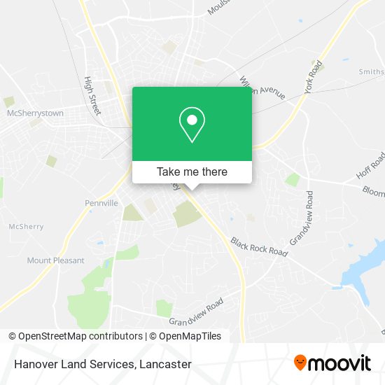 Hanover Land Services map