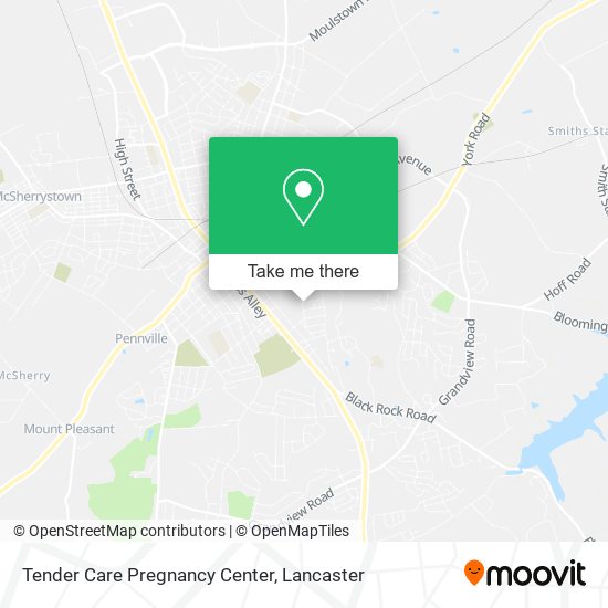 Tender Care Pregnancy Center map