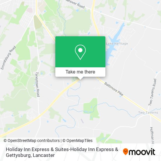 Holiday Inn Express & Suites-Holiday Inn Express & Gettysburg map