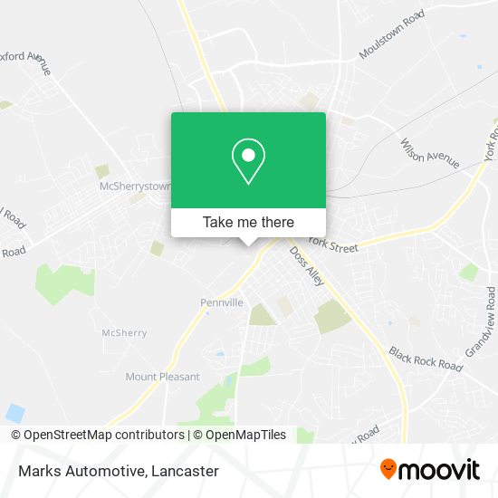 Marks Automotive map