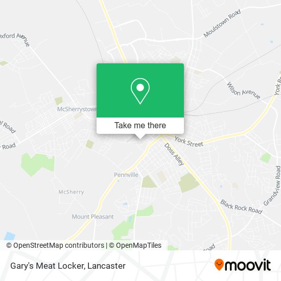 Mapa de Gary's Meat Locker