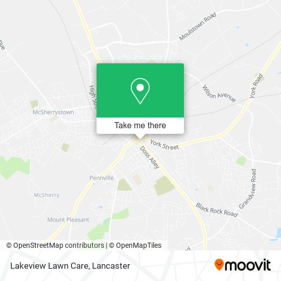 Lakeview Lawn Care map