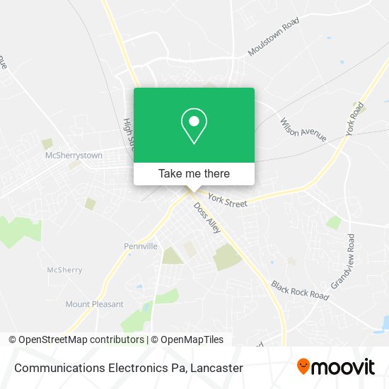 Communications Electronics Pa map