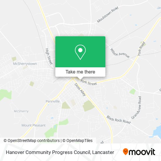 Mapa de Hanover Community Progress Council