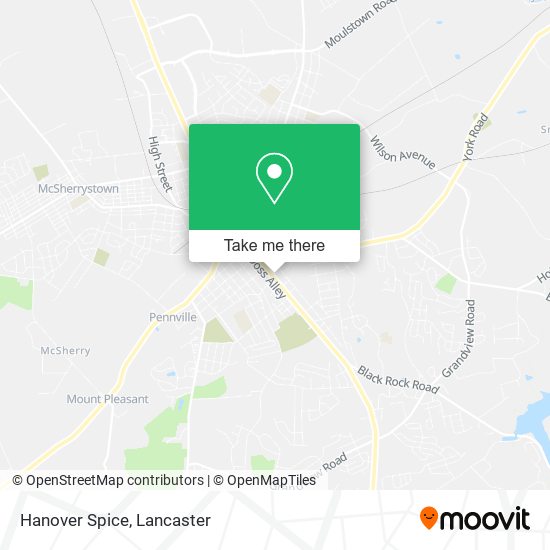 Hanover Spice map