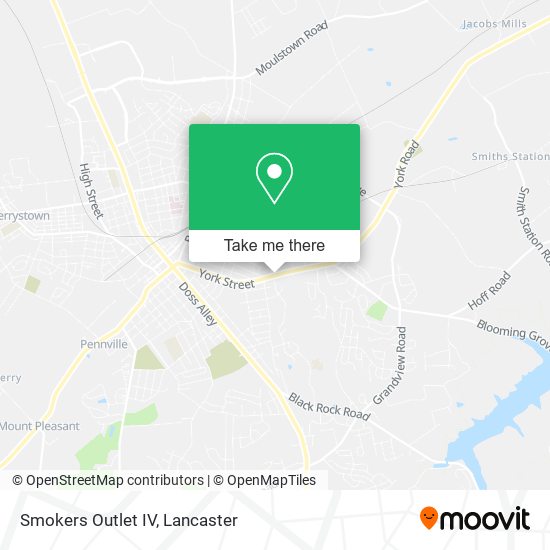 Mapa de Smokers Outlet IV