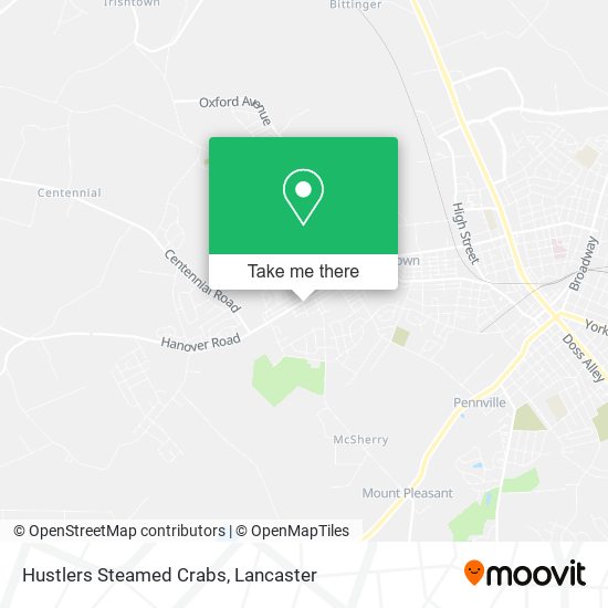 Hustlers Steamed Crabs map