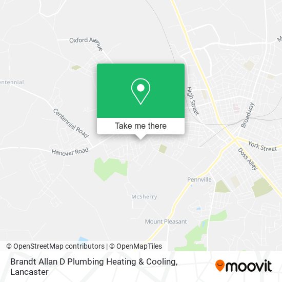 Mapa de Brandt Allan D Plumbing Heating & Cooling
