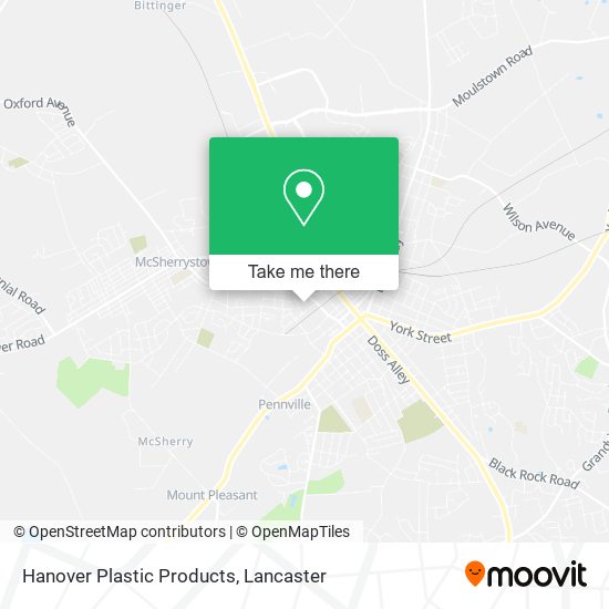 Hanover Plastic Products map