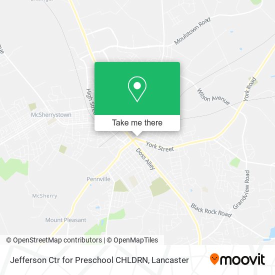 Jefferson Ctr for Preschool CHLDRN map