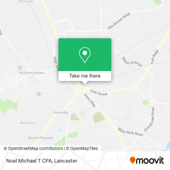 Noel Michael T CPA map