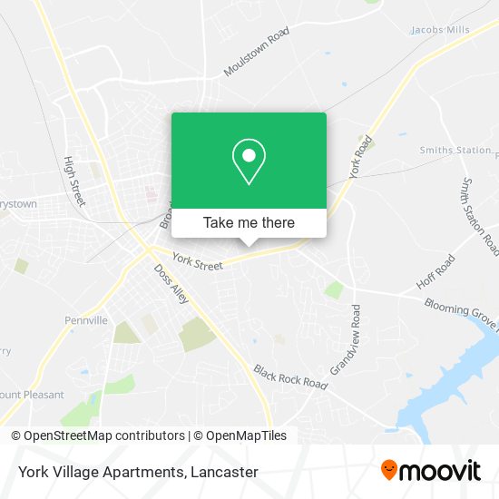 York Village Apartments map