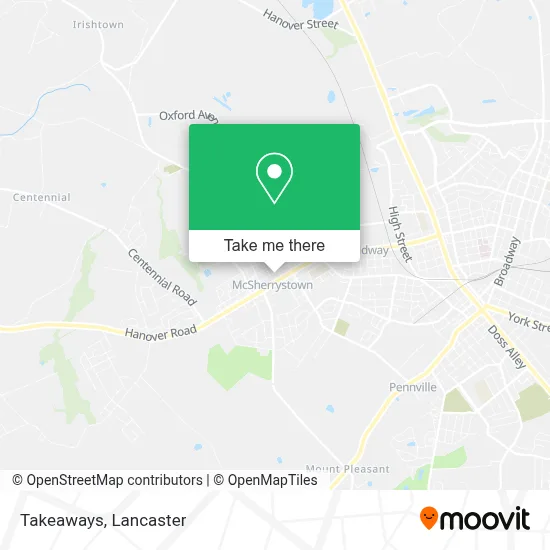 Takeaways map