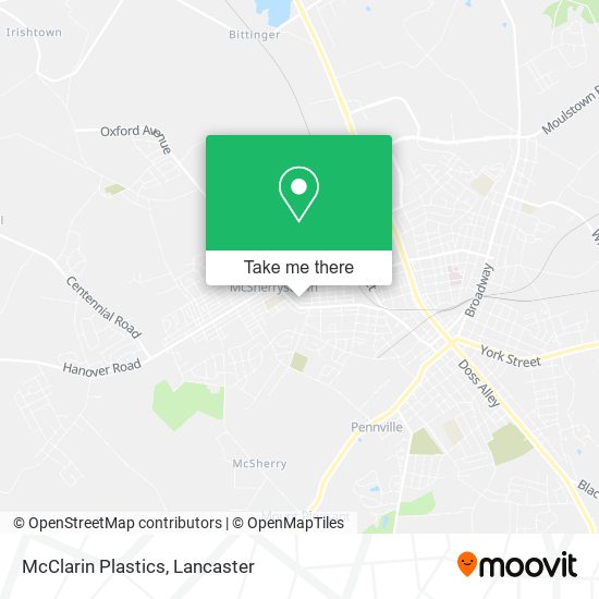 McClarin Plastics map