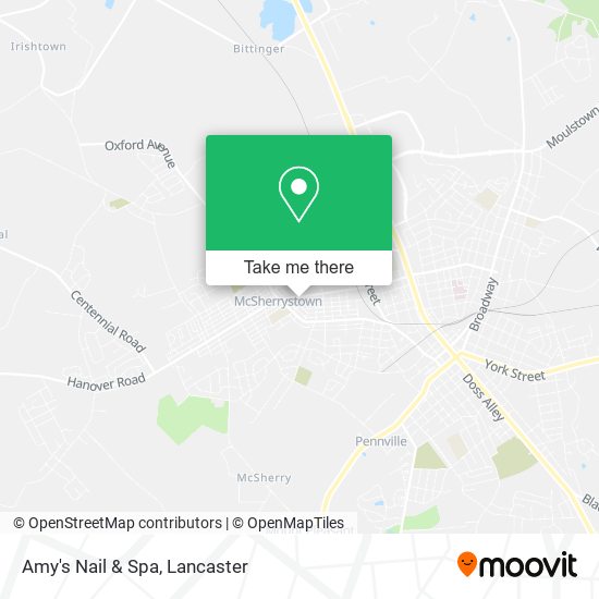 Mapa de Amy's Nail & Spa