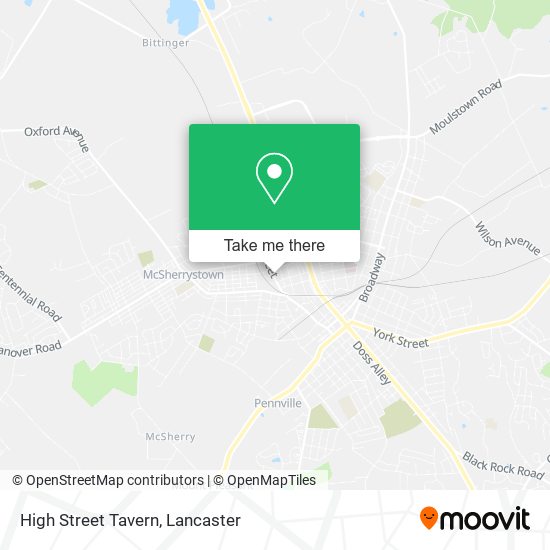 Mapa de High Street Tavern