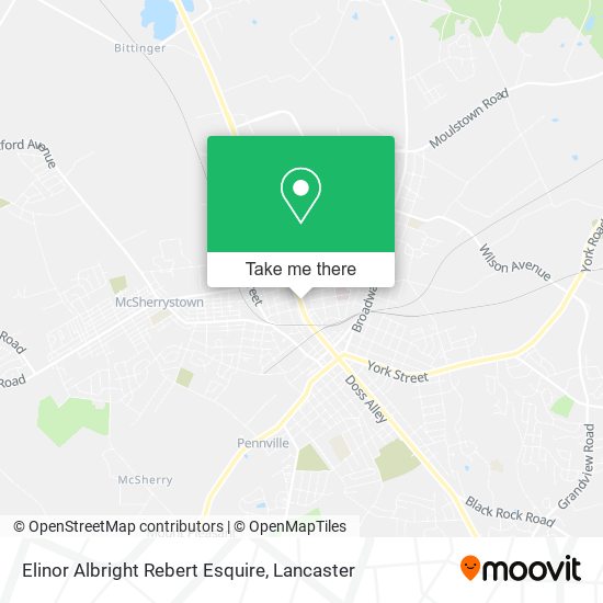 Mapa de Elinor Albright Rebert Esquire