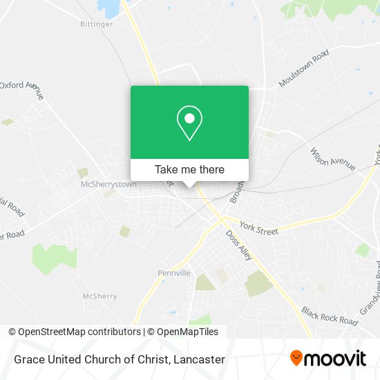 Grace United Church of Christ map