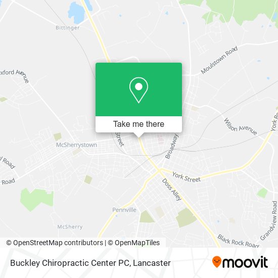 Buckley Chiropractic Center PC map