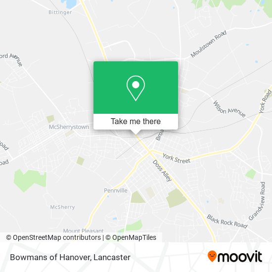 Bowmans of Hanover map