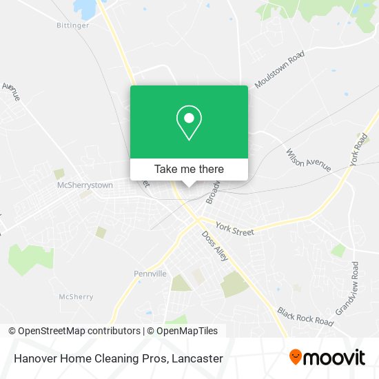 Hanover Home Cleaning Pros map