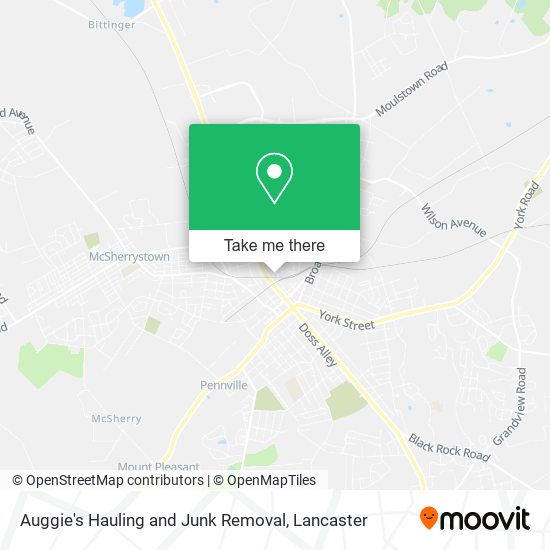 Mapa de Auggie's Hauling and Junk Removal