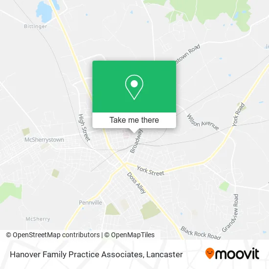 Hanover Family Practice Associates map