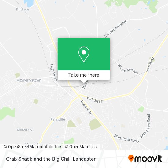 Mapa de Crab Shack and the Big Chill