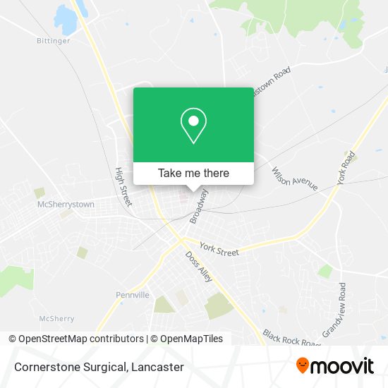 Cornerstone Surgical map